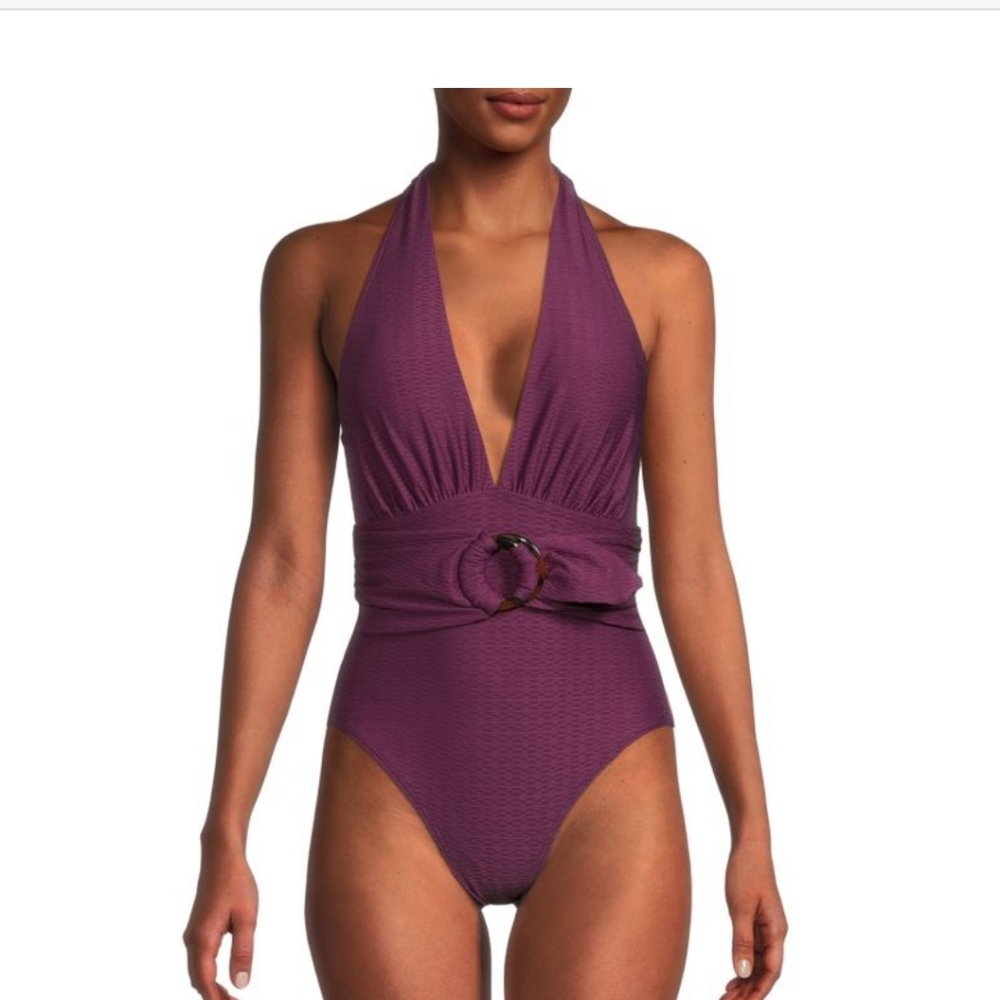 Kate Spade Belted one piece swimsuit
